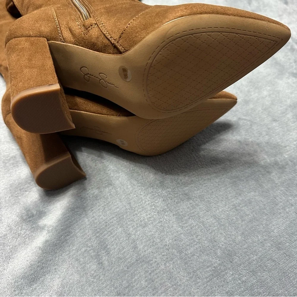Jessica Simpson Women's Tobacco Over the Knee Boots NIB 6M “Habella”